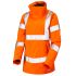 Leo Workwear JL04-O-LEO Orange Women Hi Vis Jacket, S
