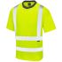 Leo Workwear T01-Y-LEO Yellow Unisex Hi Vis T-Shirt, 3XL