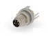 TE Connectivity Circular Connectors, 4 Contacts, Panel Mount, M8 Connector, Plug, Male, IP67, T4 Series