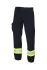 Pantalones de trabajo para Hombre, pierna 32plg, Amarillo/Azul marino, Antiestático, Protección contra destello de
