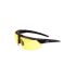 10348 Anti-Mist Safety Glasses, Amber Polycarbonate Lens, Vented