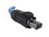 Câble Ethernet, Bleu, 1m Thermoplastique Sans terminaison Droit, UL 94 V0 / V2