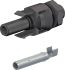 Staubli Cable Coupler MC4 Series, Female, Panel Mount Solar Connector, Cable CSA, 4mm², Rated At 39A, 1.25 kV PV-ADBP4
