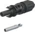 Staubli MC4-Evo 2 Series, Female, Panel Mount Solar Connector, Cable CSA, 2.5mm², Rated At 39A, 1.5 kV PV-KBT4
