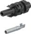 Staubli MC4-Evo 2 Series, Female, Panel Mount Solar Connector, Cable CSA, 4mm², Rated At 42A, 1.5 kV PV-ADB4