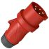 MENNEKES, PowerTOP Xtra IP54 Red 5P Connector Plug, Rated At 16A, 400 V