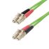 StarTech.com LC to LC Duplex Multi Mode OM5 Fibre Optic Cable, Green, 10m