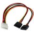 StarTech.com LP4 to SATA Power  Cable, 12in