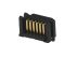 ERNI 11471 Series Vertical Surface Mount PCB Header, 6 Contact(s), 0.8mm Pitch, 1 Row(s), Shrouded