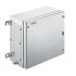 Weidmüller Klippon TB MH Series Grey 316 Stainless Steel Enclosure, IP66, IP67, Flanged, Grey Lid, 260 x 260 x 150mm
