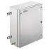 Weidmüller Klippon TB MH Series Grey 316 Stainless Steel Enclosure, IP66, IP67, Flanged, Grey Lid, 350 x 260 x 150mm