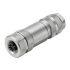 Weidmüller Connector, 4 Contacts, Screw Mount, M12 Connector, Socket, Female, IP67, FBCON Series