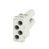 Weidmüller Heavy Duty Power Connector Insert, 40A, Male, ModuPlug Series, 4 Contacts