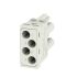 Weidmüller Heavy Duty Power Connector Insert, 40A, Female, ModuPlug Series, 4 Contacts