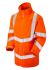 Allied Telesyn PRARC09 Orange Unisex Hi Vis Jacket, XL