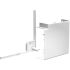 Schneider Electric OptiLine 45 White Cable Trunking, W57 mm x, L102mm, ABS, PC