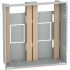 Schneider Electric Sheet Metal White Adaptable Enclosure Box, 530mm x 530mm x 160mm