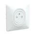 Schneider Electric White, 1 Gang, Ovalis C Series