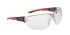 Bolle Ness+ Anti-Mist Safety Glasses, Clear Polycarbonate Lens