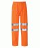 Orbit International HVTRB01 Orange Breathable, Waterproof Trousers, 44in Waist Size