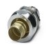 Phoenix Contact WP-G Series Metal Nickel Plated Brass Cable Gland, M16 Thread, 11.5mm Min, 17mm Max, IP65