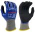 KYORENE 01-110 Blue, Grey Graphene General Purpose Work Gloves, Size 10, Nitrile Micro-Foam Coating