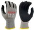 KYORENE 01-301 Grey Graphene Cut Resistant Work Gloves, Size 8, Nitrile Micro-Foam Coating