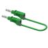 Electro PJP Plug, 12A, 600V, Green, 100mm Lead Length