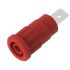 Electro PJP Red Female Banana Socket, 4 mm Connector, Press Fit Termination, 36A, 1kV, Nickel Plating