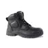 Rockfall RF222 Black Fibreglass Toe Capped Unisex Safety Boots, UK 12, EU 47