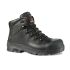 Rockfall TC1070 Black Fibreglass Toe Capped Unisex Safety Boots, UK 9, EU 43