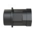 PMA Straight Connector, Conduit Fitting, 17mm Nominal Size, M25, Polyamide 6, Black
