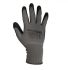 Liscombe LN622 Black, Grey Polyamide Material Handling Work Gloves, Size 7, Polyurethane Coating