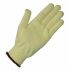 Liscombe LN637 Yellow Aramid Knit Material Handling Work Gloves, Size 7, Nitrile Coating
