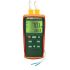 Extech EA10 Handheld Thermometer for Temperature measurement Use, K Probe, 2 Input(s), +1999°F Max, ±0.3 % Accuracy