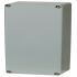 Fibox ALN Series Light Grey Aluminium General Purpose Enclosure, IP66, IP67, IP68, IK08, Grey Lid, 362 x 125 x 81mm