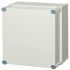 Fibox CAB Series Light Grey Polycarbonate General Purpose Enclosure, IP66, IP67, IK08, Grey Lid, 400 x 300 x 230mm