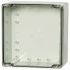 Fibox PCT Series Light Grey Polycarbonate General Purpose Enclosure, IP66, IP67, IK07, IK08, Grey Lid, 200 x 120 x 75mm