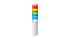 Patlite LR Series Multicolour Signal Tower, 5 Lights, 24 V dc, Direct Mount