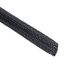 HellermannTyton Expandable Braided Polyester Black Cable Sleeve, 6mm Diameter, 100m Length, 170 Series