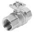 Festo Nickel Plated Brass 2 Way, Ball Valve, 25bar Operating Pressure