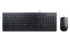LENOVO 4X30L79897 Wired Keyboard & Mouse Set, QWERTY, Black