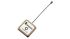 Taoglas GPS Multiband-Antenne, Intern, 1,57 → 1,61 MHz, Vierkant, U.FL, -2.5dBi, 60mm