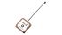 Taoglas GPS Multiband-Antenne, Intern, 1,57 → 1,61, Vierkant, U.FL, 1.5dBi, 60mm