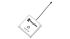 Taoglas AGGP.35F.07.0060A Square Multiband Antenna with U.FL Connector, GPS