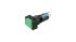 Interruptor de Botón Pulsador Idec AL6H, color de botón Verde, 2 CO, acción momentánea, 220V, Montaje en Panel, IP65,
