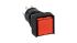 Idec A6 Series Illuminated Illuminated Push Button Switch, Momentary, Panel Mount, 16.2mm Cutout, 2CO, Red LED, 220V