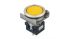 Idec, LB, Panel Mount Yellow LED Pilot Light, IP65, Round, 24V