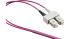 Leoni Kerpen SC to SC Multi Mode Fibre Optic Cable, Purple, 5m