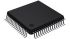 Microcontrolador NXP MC908LJ24CFUE, núcleo HC08 de 8bit, 8MHZ, QFP de 64 pines